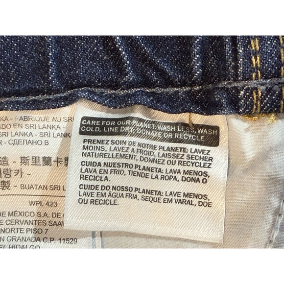 Levi's 80'S HIGH RISE PAPERBAG TAPER Jeans Blue Distressed Size 31 - Picture 12 of 15